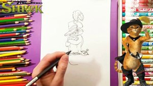 How to draw Puss in Boots | Shrek 5 / Как нарисовать Кота в сапогах Шрек 5