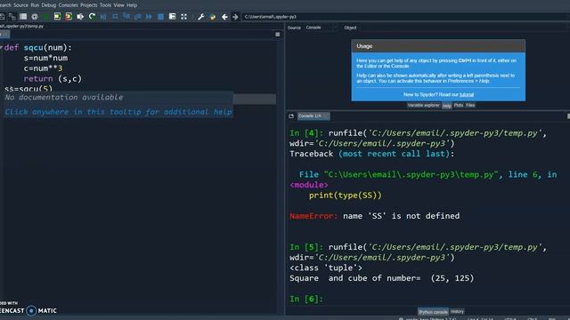 Functions in Python- Return statement