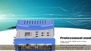 HDM69L Digital RF Modulator, PAL NTSC Format Drive Free HDMI to RF Modulator Converter, VHF UHF Sig