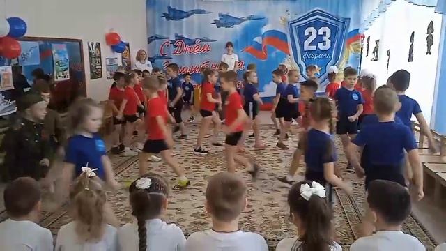 Разминка групп № 3 "Капитошка" и № 7 "Родничок"