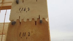 Строительство дома из бруса камерной сушки.