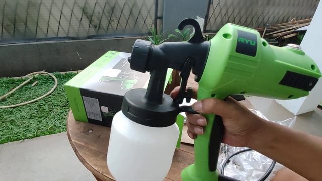 SPRAY GUN Electrik RYU. RSE800. power 450W. Unboxing смотреть онлайн