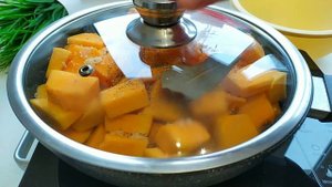 Вкуснее кабачка, полезнее картошки! Тыква, тушеная с мясом в казане??