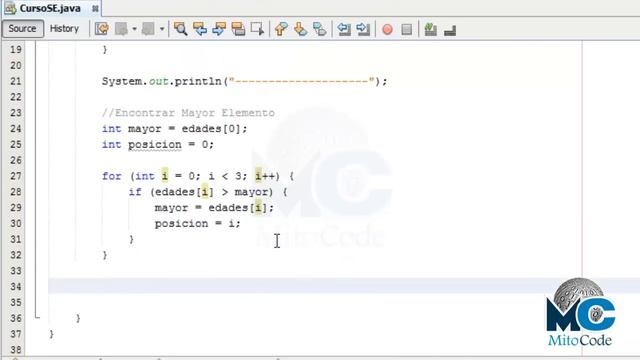 Tutorial Java SE - 16 Vectores Mayor o Menor elemento смотреть онлайн