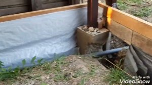 СЛИВ ВОДЫ НА ВЕРАНДЕ