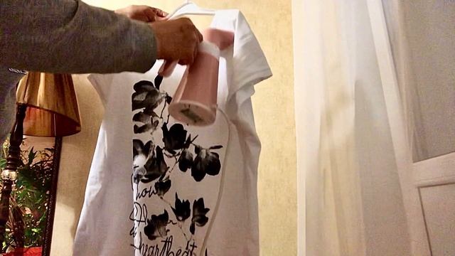 Отпарила футболку. Обзор ручного отпаривателя Kitfort KT-928-2. смотреть онлайн