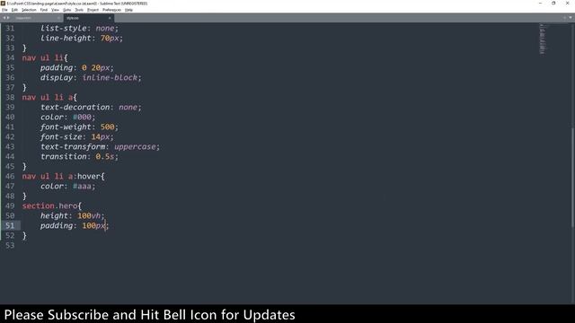 Website Landing Page Design using HTML & CSS |  csPoint website designing tutorials