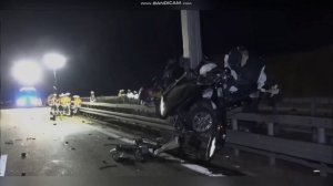 Audi RS6 300KM/H и столб №2