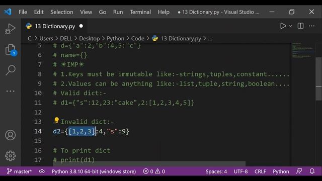 Dictionary in Python