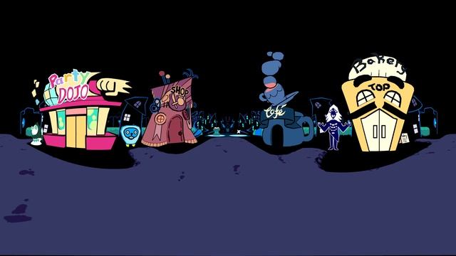 DELTARUNE Chapter 2 VR: CASTLE TOWN 360 (4K) смотреть онлайн