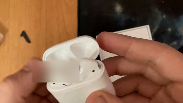 Распаковка AirPods (2nd Generation) A2031 смотреть онлайн