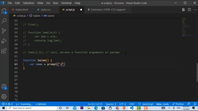 JavaScript course - Türkmençe