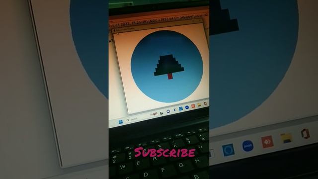Christmas tree using python #idle #coding #python #viral #pythonprogram #computerscience #logodesig