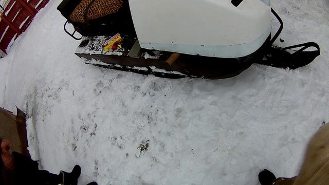 Установка глушителя на Буран [Installing a silencer on a Buran] смотреть онлайн