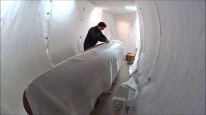 Реечное каноэ (5/8) Оклейка стеклотканью (Мастерская Пират Вудс)