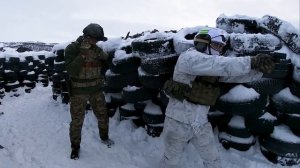 Занятия в 61-й отдельной бригаде морской пехоты Северного флота.