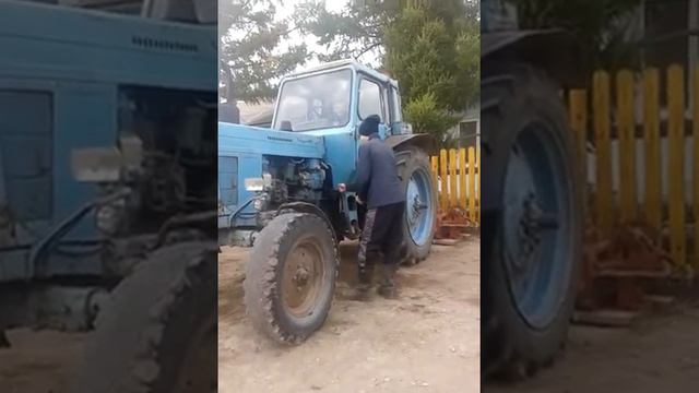Заводим трактор мтз 80 смотреть онлайн