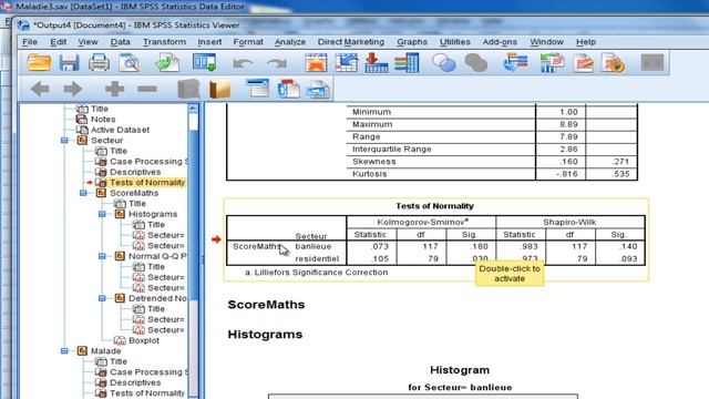 SPSS (tutoriel)/ Tests Normalité et Homogenéité variances смотреть онлайн