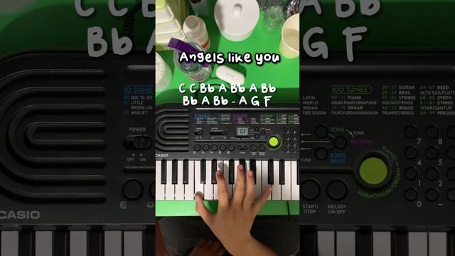 Angels like you | CASIO SA-47 piano tutorial