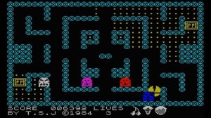 Ретро игры на ZX Spectrum / обзор игры Mac Man