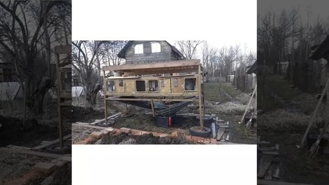 Крольчатник своими руками.Многофункциональный. смотреть онлайн
