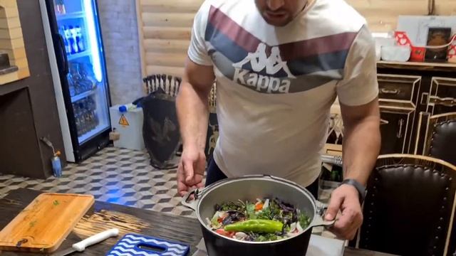 #нутрия#казан#хашлама                Лучший рецепт хашламы из Нутрии  с овощами