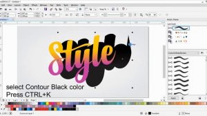 Typography design in CORELDRAW for beginners CorelDraw Tutorial l