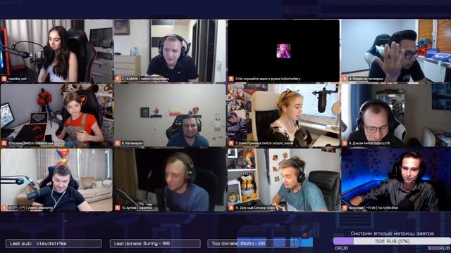 МАФИЯ СО СТРИМЕРАМИ | ПЕРВАЯ ИГРА 08.08.20 (ВЕРНИ ШАВЕРМУ, MANYRIN, CARTMANZBS, KAMIK И ДР)