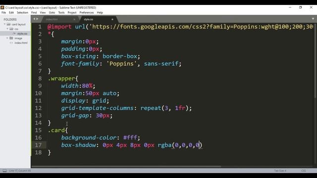 HTML Responsive Card - CSS Grid Tutorial | Responsive Card HTML and CSS
