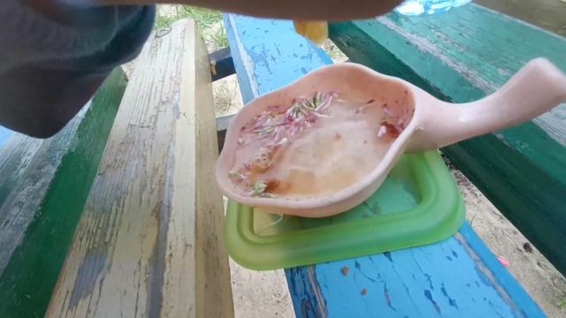 готовим суп с кириешками на заказ. нашему ресторану поставили 5 звёзд!⭐ #еда смотреть онлайн