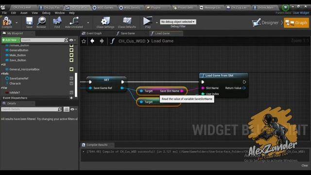 Unreal Engine 4 Character Creator With ALS Part 1 Select Gender | Character Select From Main Menu