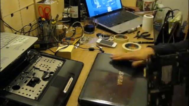 cleaning fan Toshiba satellite A300 смотреть онлайн