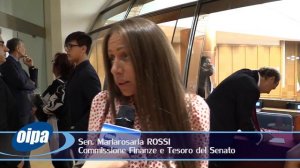 Evento "Emergenza cancro", intervista alla senatrice Mariarosaria Rossi (Forza Italia)