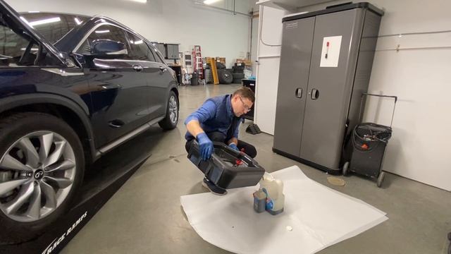 2019-2024 INFINITY QX50 Transmission oil change. No Dipstick. смотреть онлайн