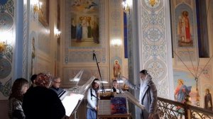 Степенна «От юности моея» (Н. Озеров). Регент Екатерина Артюхова.