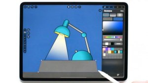 Vectornator. 6.  Цветная векторная иллюстрация на iPad