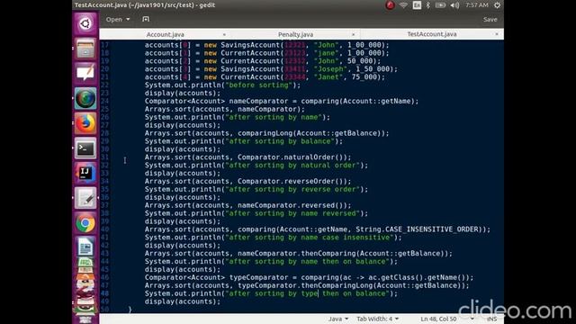 Creating Comparator - Java 8 смотреть онлайн