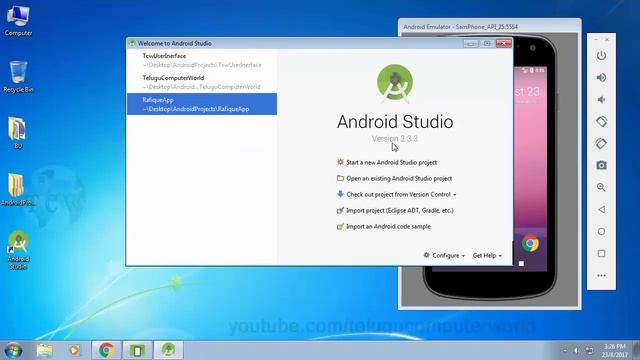 Android Development Tutorials in Telugu - Lesson 3 | Design User Interface смотреть онлайн