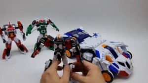 Hello Carbot EGRYBOOM PRUDI BOOM SUPPORTY BOOM DROCOP Police Car Toy Transform