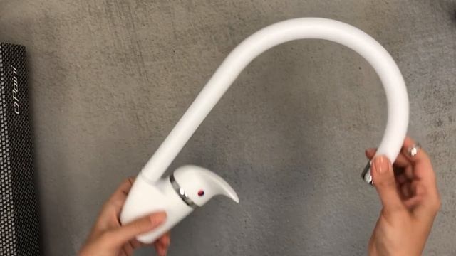 Смеситель для кухни Paini Sicily, цвет белый. смотреть онлайн