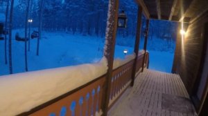 View of our Holiday home in Levi, Kittila, Lapland, Finland Dec 26th 2018