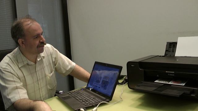 Видео с теста фотопринтера формата А3+ Canon Pixma PRO-1. смотреть онлайн