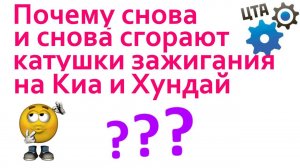 Почему снова и снова сгорают катушки зажигания на Киа и Хундай (Kia и Hyundai): Ответ в видео! №03