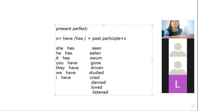 INGLES- 8 cap 8 - present perfect - 5 sec