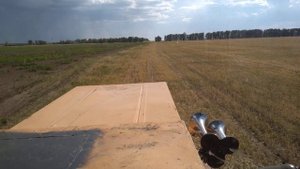 #тракторк700 с мотором ямз 7511,возим пшеницу