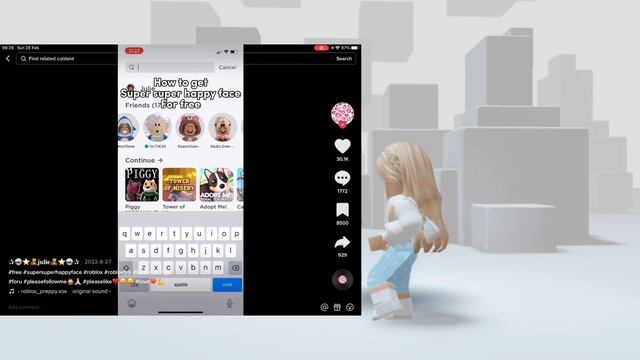 How to get super super happy face on roblox SCAM OR REAL IDK??? ? смотреть онлайн