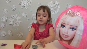 Открываем огромное яйцо сюрприз Barbie барби