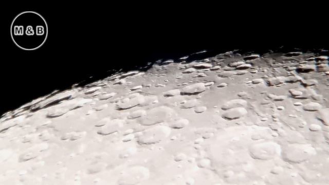 Last Night's Moon with Sky-Watcher Telescope in Colour - 4K смотреть онлайн