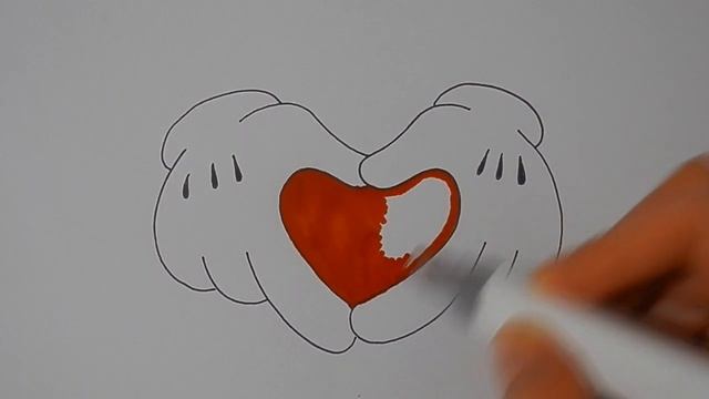 Как нарисовать СЕРДЦЕ В РУКАХ/1042/How to draw a HEART in your HANDS