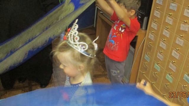 Гр.7 Библиотека. Занятие по сказкам А.С.Пушкина. смотреть онлайн